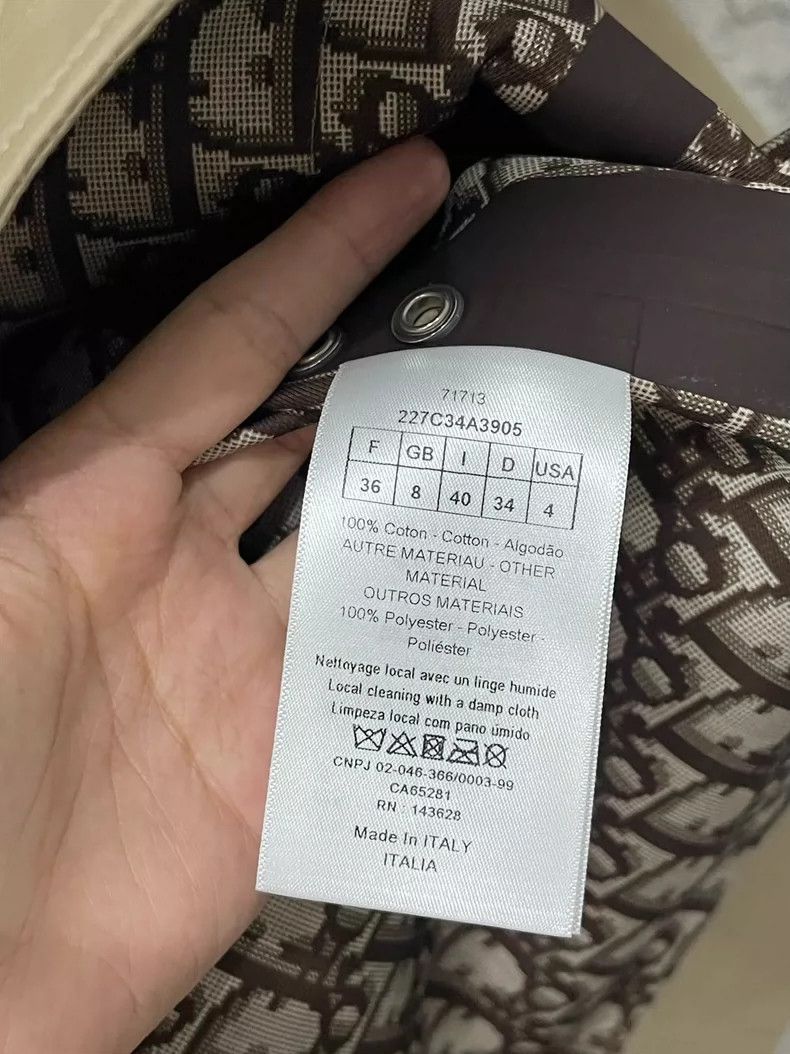 Dior Dior Bee Jacket in Beige Color Size S / US 4 / IT 40 - 8 Thumbnail