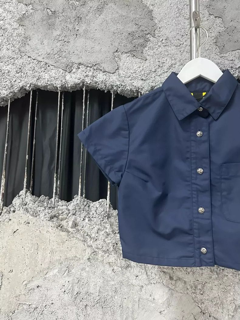 Chrome Hearts Chrome Hearts Yellow Cross Nylon Short Sleeve Shirt Size XS / US 0-2 / IT 36-38 - 3 Thumbnail
