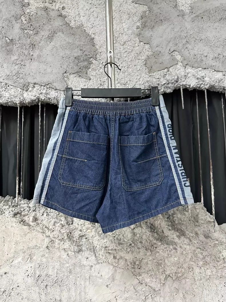 Dior Dior Denim Slogan Shorts Size 34 Size 34" / US 12 / IT 48 - 2 Thumbnail