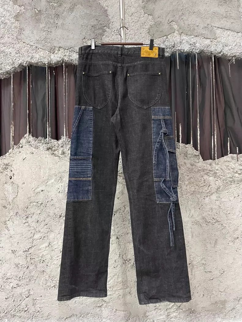 Louis Vuitton Louis Vuitton Butterfly Knot Denim Pants Size 29" - 2 Thumbnail