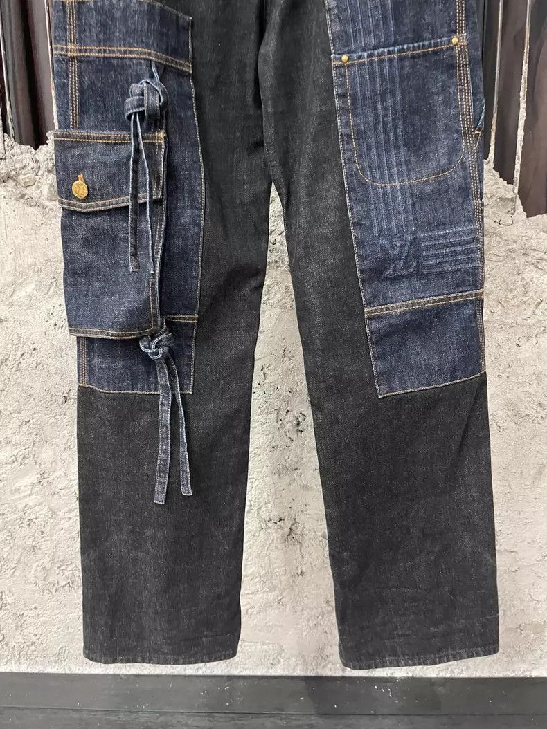Louis Vuitton Louis Vuitton Butterfly Knot Denim Pants Size 29" - 4 Thumbnail