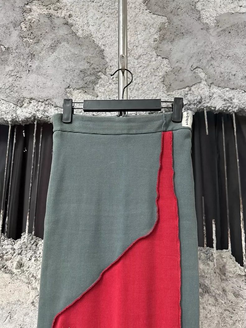 Acronym Acw Half Skirt in Green and Red Size 22" - 3 Thumbnail