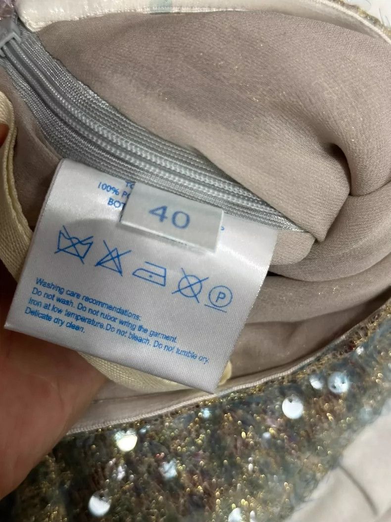 Balenciaga Walk of Shame Glittery Asymmetrical Skirt Size 40" / US 18 - 6 Thumbnail