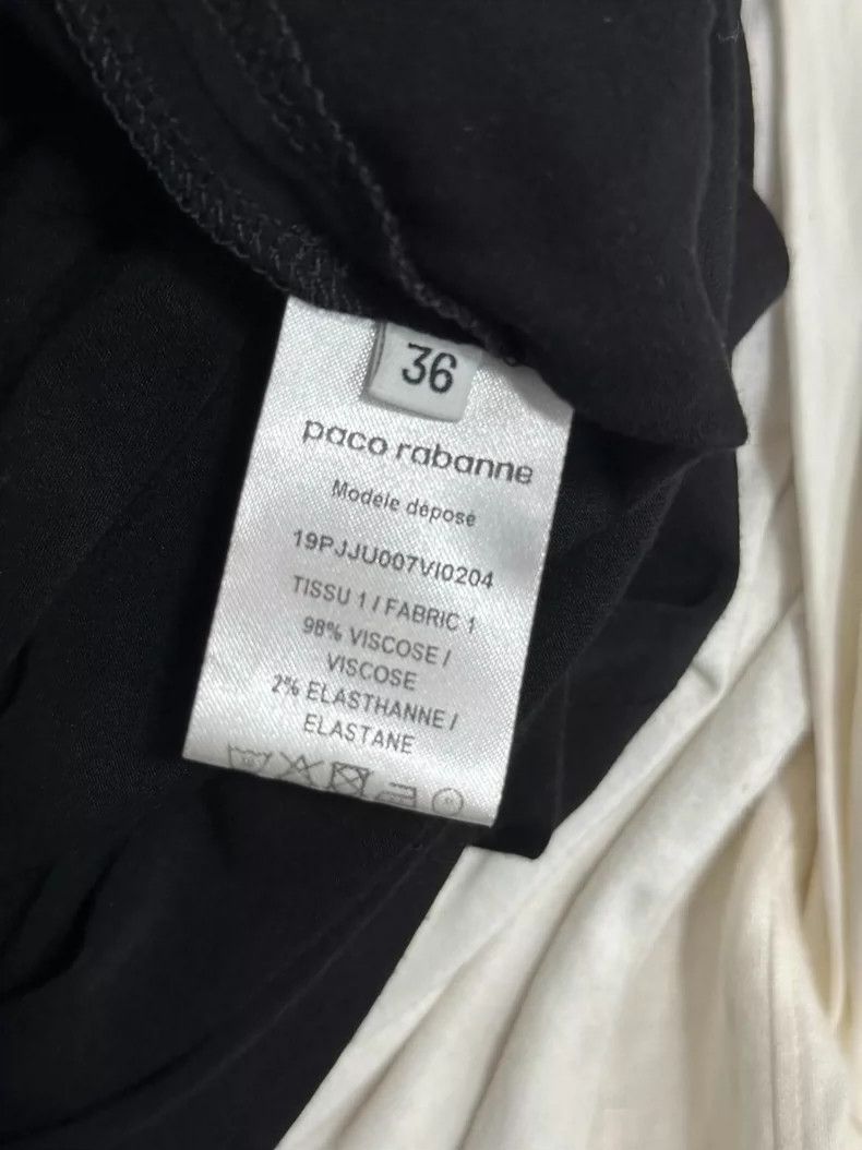 Paco Rabanne Pacorabanne Black Midi Skirt Size 36" / US 14 / IT 50 - 6 Thumbnail