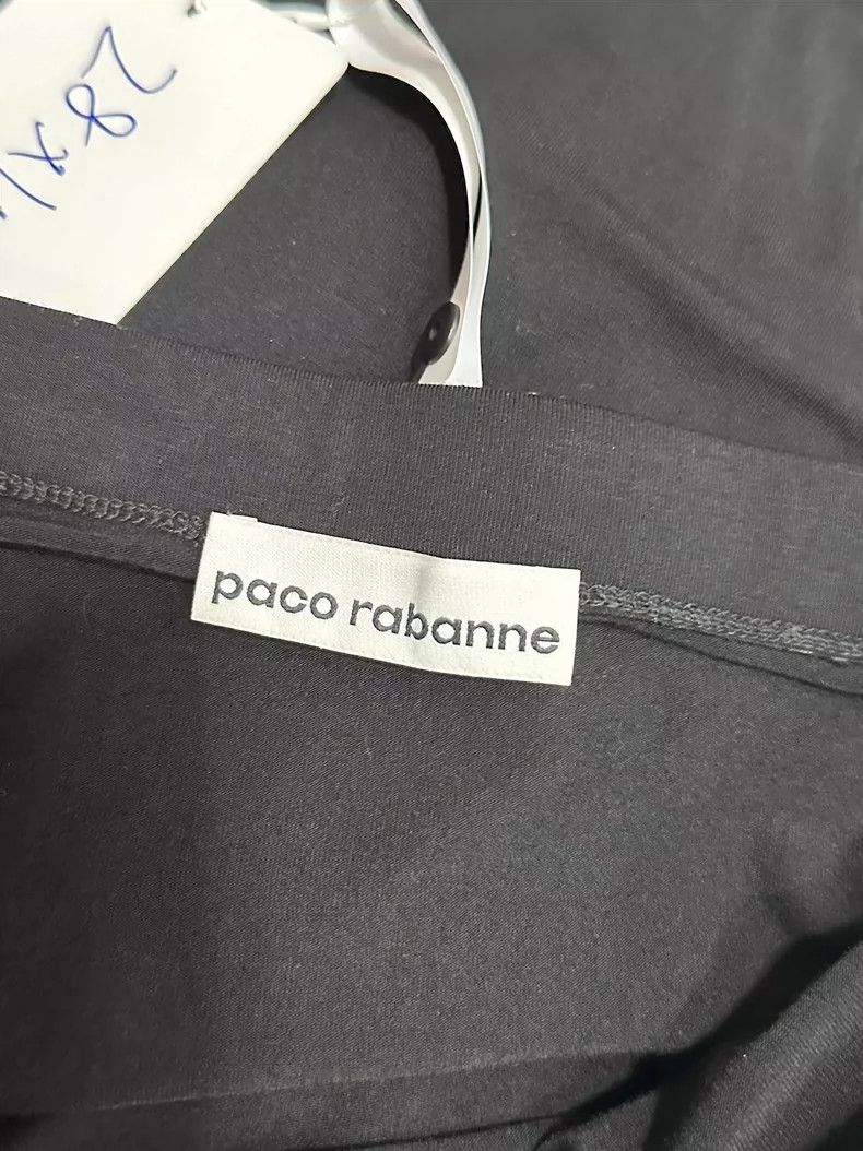 Paco Rabanne Pacorabanne Black Midi Skirt Size 36" / US 14 / IT 50 - 5 Thumbnail
