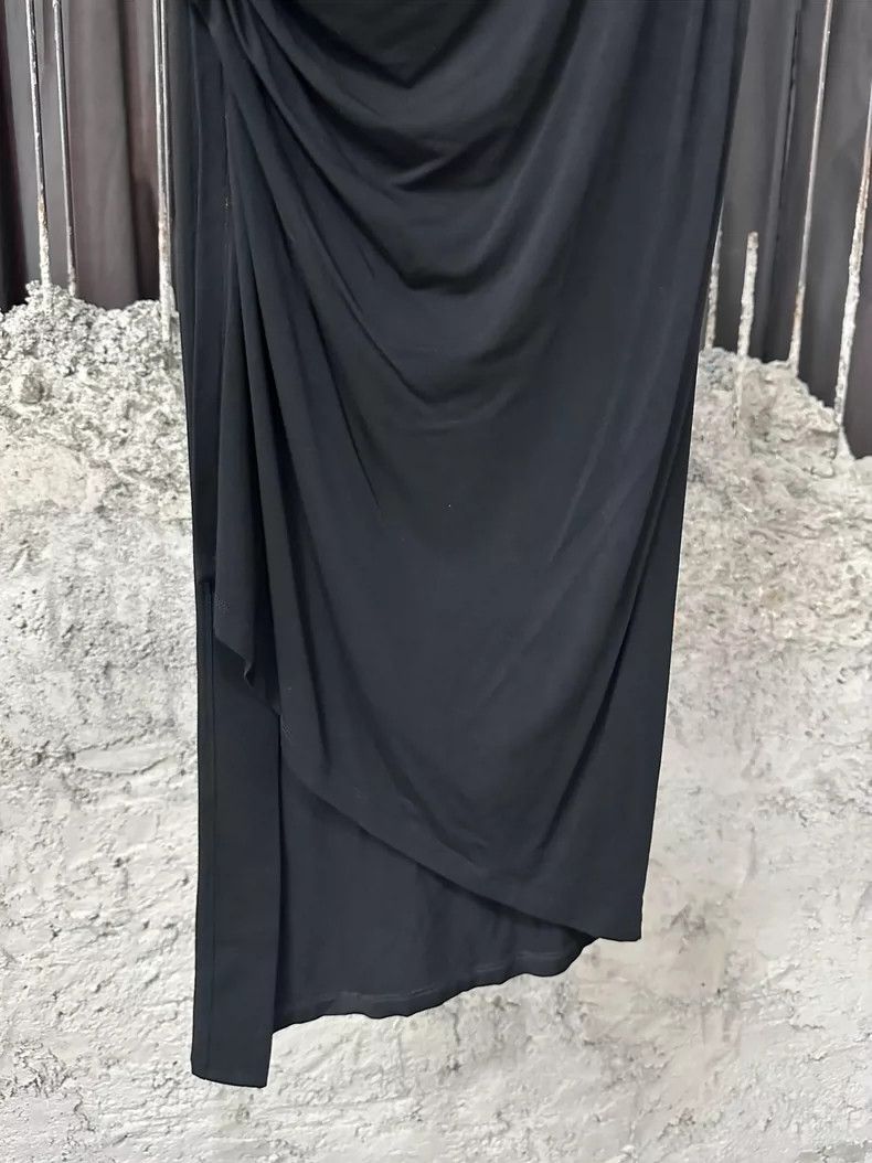 Paco Rabanne Pacorabanne Black Midi Skirt Size 36" / US 14 / IT 50 - 4 Thumbnail