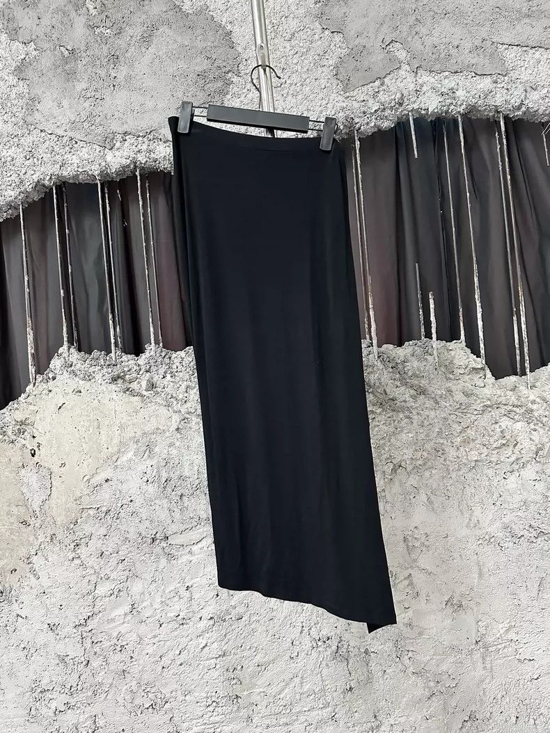 Paco Rabanne Pacorabanne Black Midi Skirt Size 36" / US 14 / IT 50 - 2 Thumbnail
