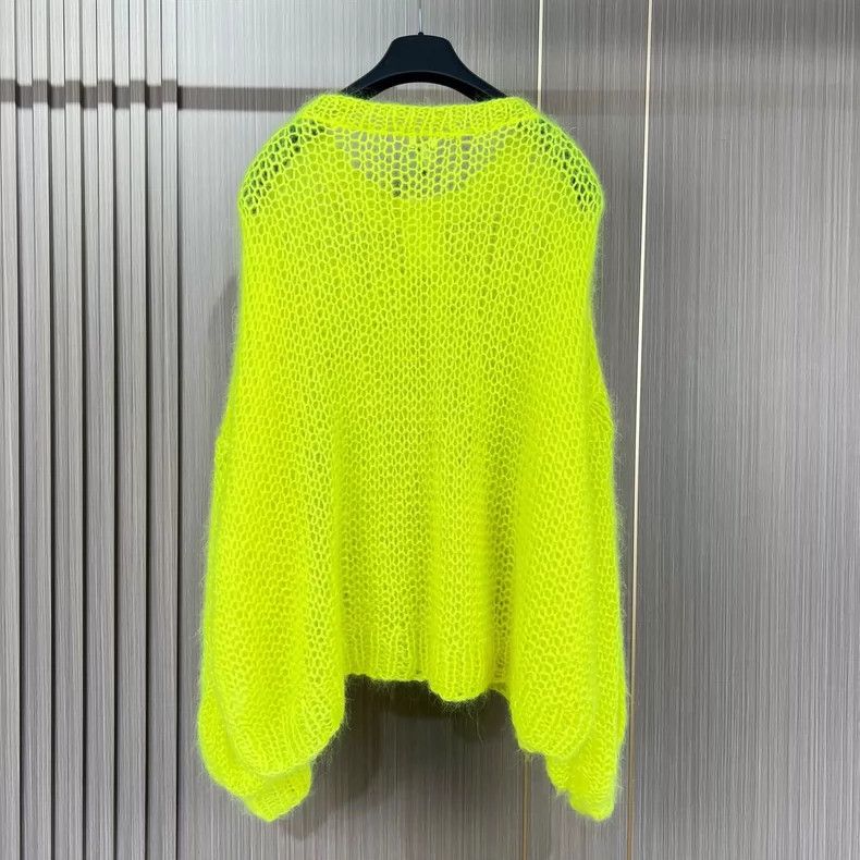 Loewe Loewe Neon Logo Knit Sweater Size S Size S / US 4 / IT 40 - 2 Thumbnail