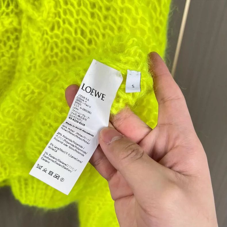 Loewe Loewe Neon Logo Knit Sweater Size S Size S / US 4 / IT 40 - 6 Thumbnail