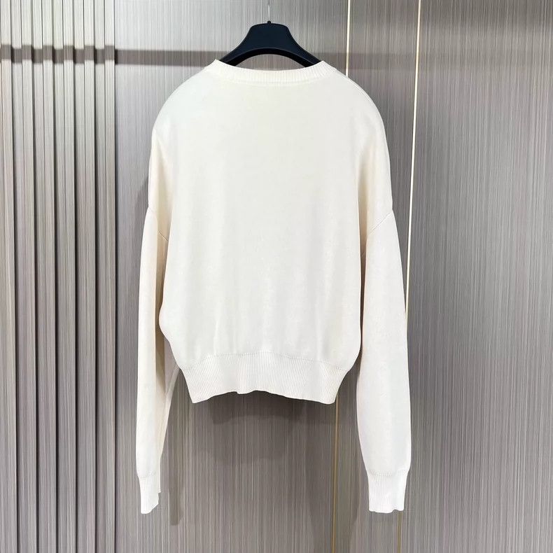 Hermes Hermes Embroidered Wool Knit Sweater Size M / US 6-8 / IT 42-44 - 2 Thumbnail