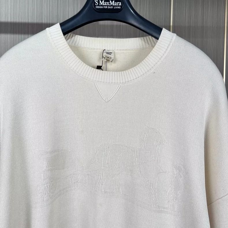 Hermes Hermes Embroidered Wool Knit Sweater Size M / US 6-8 / IT 42-44 - 3 Thumbnail