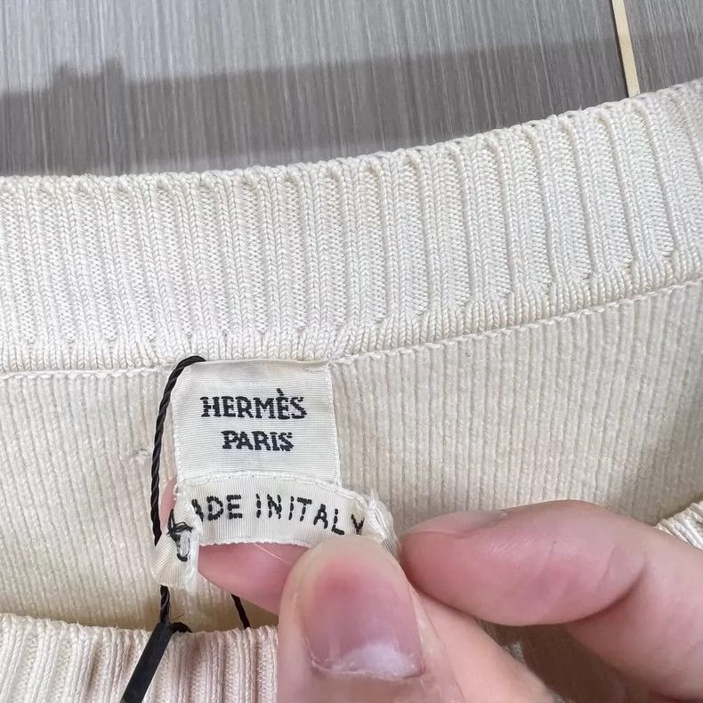 Hermes Hermes Embroidered Wool Knit Sweater Size M / US 6-8 / IT 42-44 - 7 Thumbnail