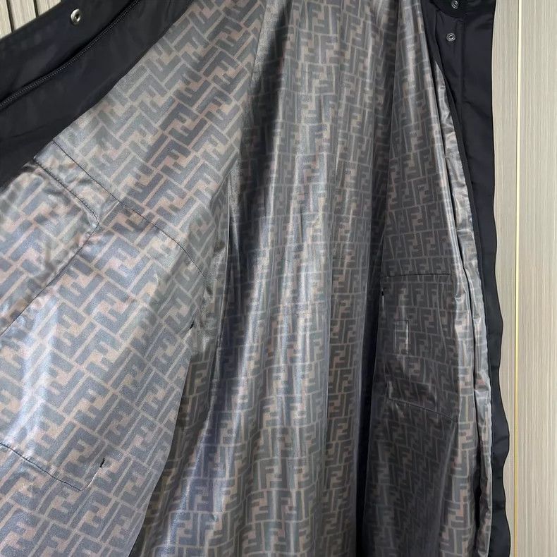 Fendi Fendi Long Printed Windbreaker Coat Size 38 Size M / US 6-8 / IT 42-44 - 6 Thumbnail
