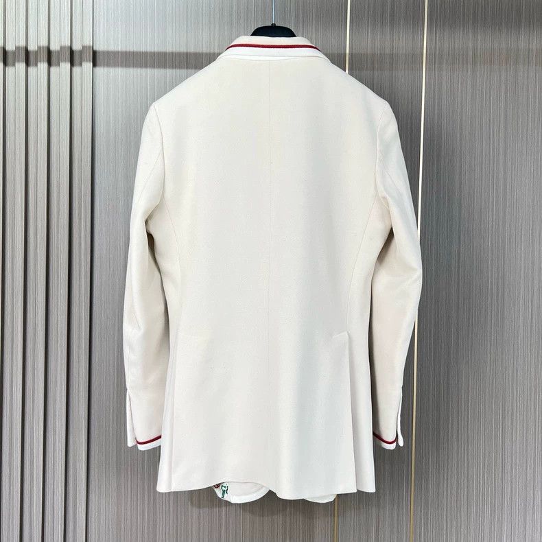 Gucci Gucci Stylish Blazer with Red Trim Size L / US 10 / IT 46 - 2 Thumbnail