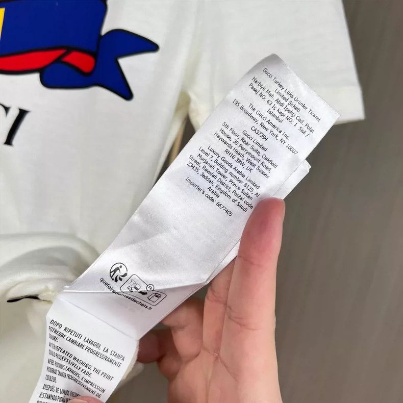 Gucci Gucci Short Sleeve Logo T-shirt in White Size XS / US 0-2 / IT 36-38 - 7 Thumbnail