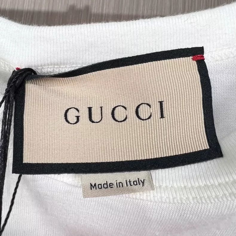 Gucci Gucci Short Sleeve Logo T-shirt in White Size XS / US 0-2 / IT 36-38 - 5 Thumbnail