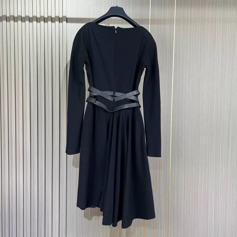 Dior Dior Black Belted Dress Size 36 Size S / US 4 / IT 40 - 2 Thumbnail