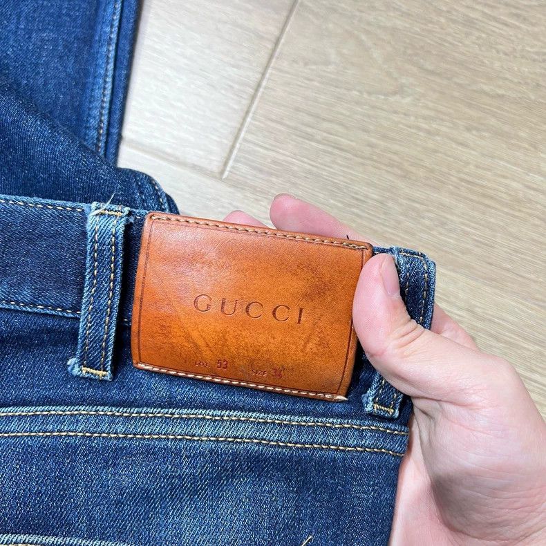 Gucci Gucci Red Green Stripe Denim Pants W34 Size 34" / US 12 / IT 48 - 5 Thumbnail