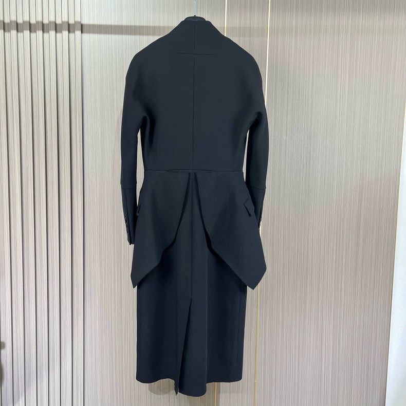 Givenchy Givenchy Long Wool Coat with Waist Detail Size S / US 4 / IT 40 - 2 Thumbnail