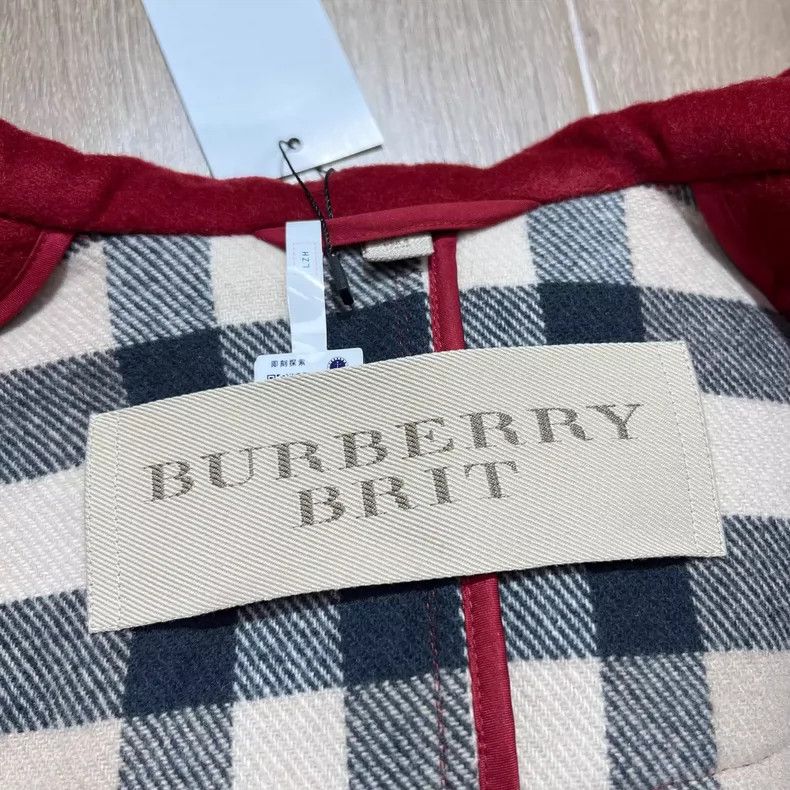 Burberry Burberry Red Wool Duffle Coat with Hood Size S / US 4 / IT 40 - 6 Thumbnail