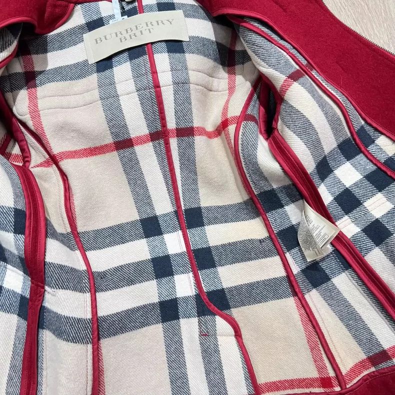 Burberry Burberry Red Wool Duffle Coat with Hood Size S / US 4 / IT 40 - 5 Thumbnail