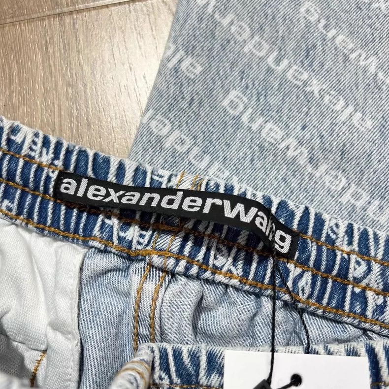 Alexander Wang Alexander Wang Printed Denim Casual Pants Size S Size 25" / US 0 / IT 36 - 5 Thumbnail