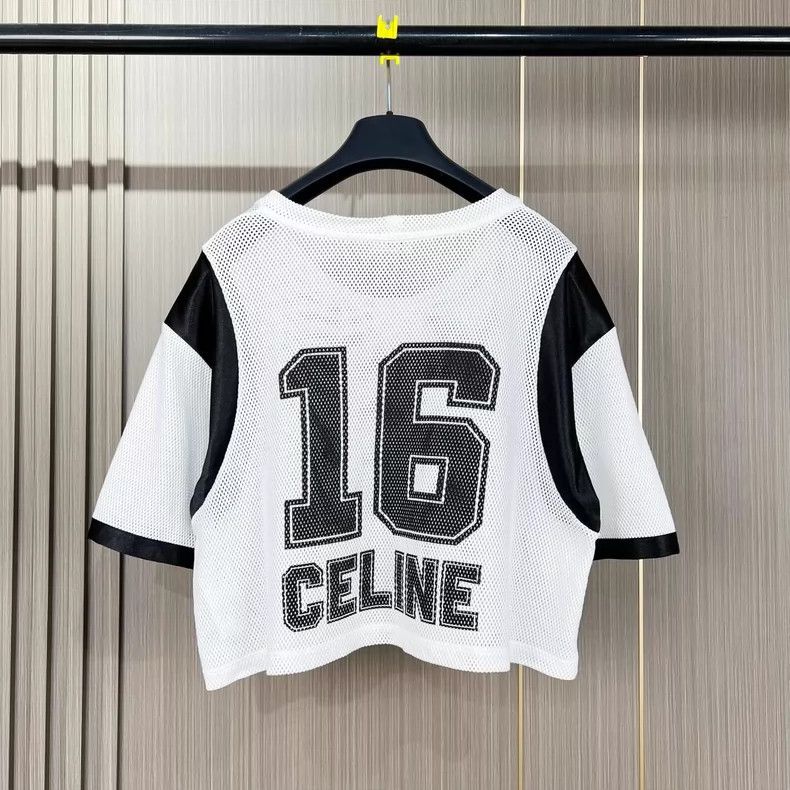 Celine Celine Number 16 Mesh Crop Top Size XS / US 0-2 / IT 36-38 - 2 Thumbnail
