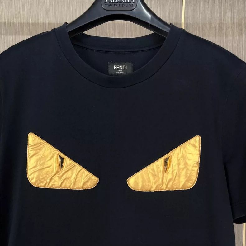 Fendi Fendi Short Sleeve T-Shirt with Monster Design Size XS / US 0-2 / IT 36-38 - 3 Thumbnail