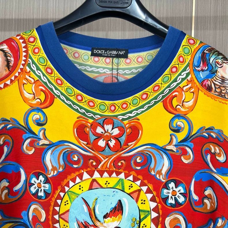 Dolce & Gabbana Dolce&Gabbana Colorful Silk Top Size 38 Size M / US 6-8 / IT 42-44 - 3 Thumbnail