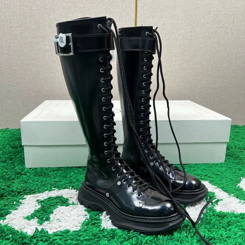 Alexander McQueen Alexander McQueen Lace-Up Tall Riding Boots Size US 5 / IT 35 - 5 Thumbnail