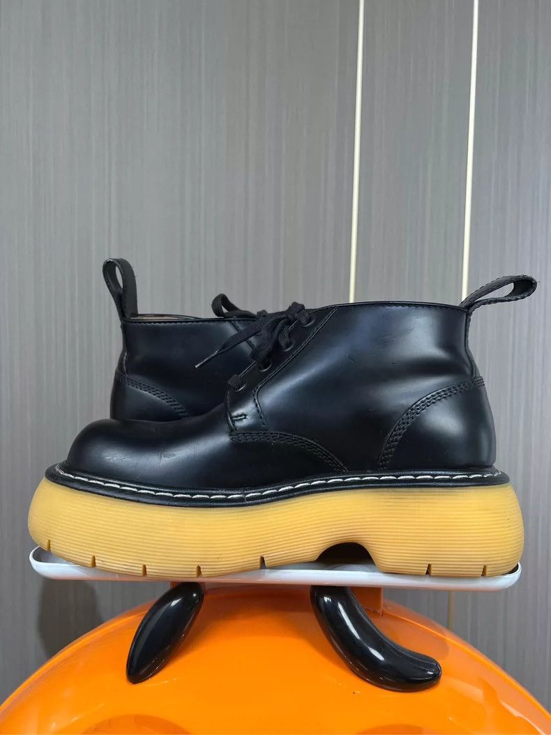 Bottega Veneta Bottega Veneta Black Thick Sole Martin Boots Size US 5 / IT 35 - 5 Thumbnail