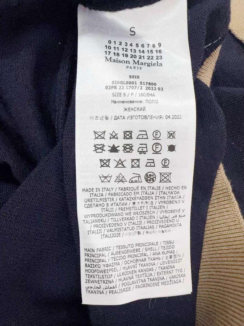 Maison Margiela MM6 Margiela Knitted Top in Dark Blue Size S / US 4 / IT 40 - 4 Thumbnail