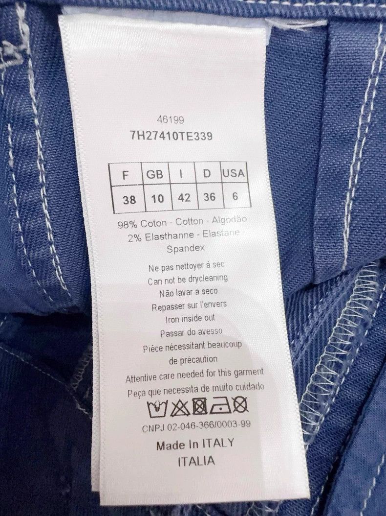 Dior New Dior Denim Pants with Distressed Design Size 38" / US 16 / IT 52 - 3 Thumbnail