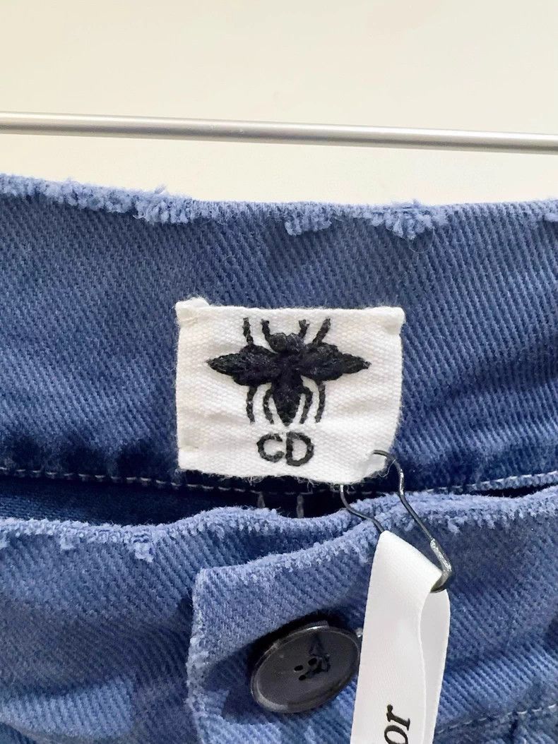 Dior New Dior Denim Pants with Distressed Design Size 38" / US 16 / IT 52 - 4 Thumbnail