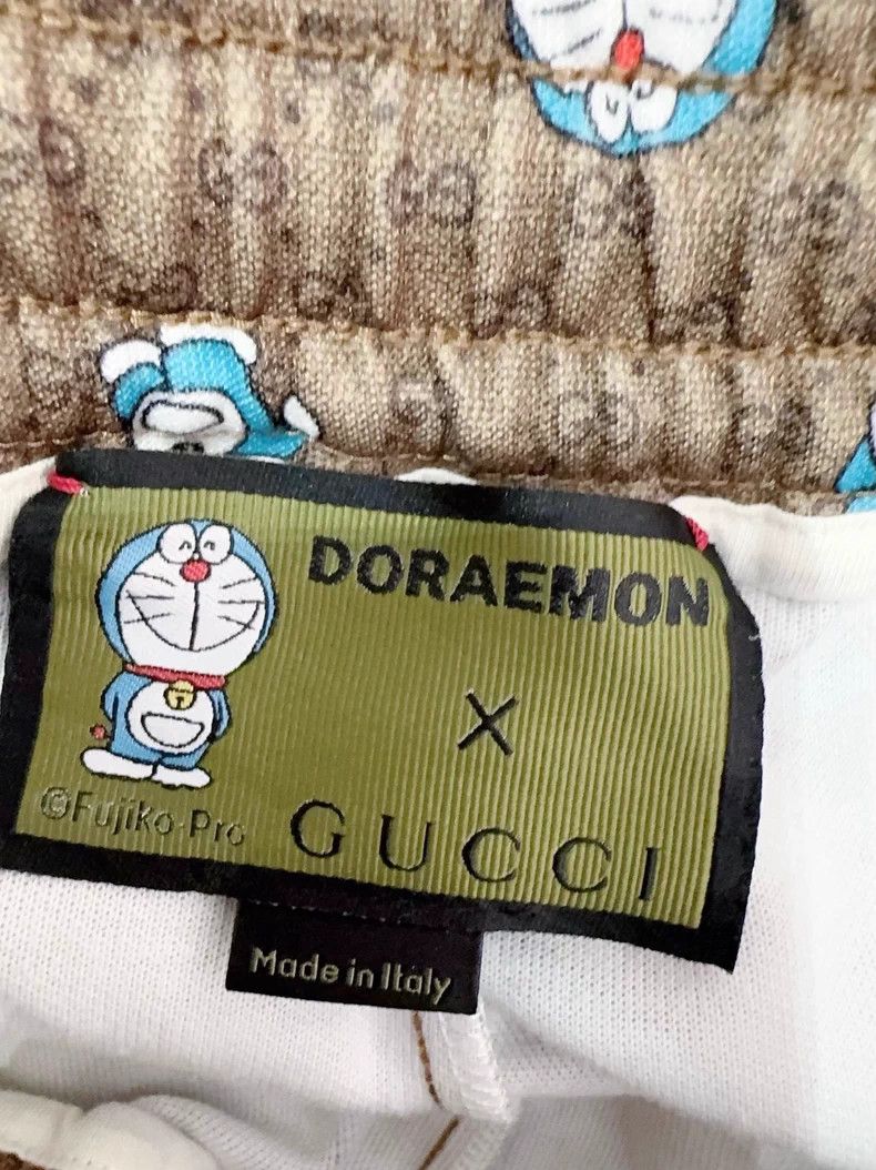Gucci Gucci Retro Print Track Pants in Brown Size 22" - 4 Thumbnail