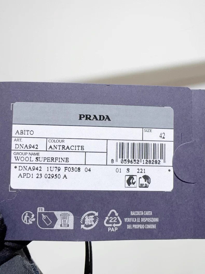 Prada Prada Dress with Tags, Size 42 Size L / US 10 / IT 46 - 2 Thumbnail