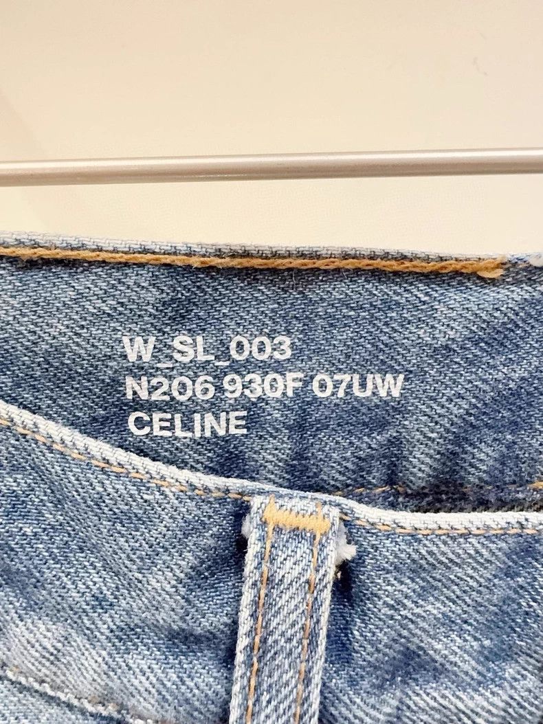 Celine New Celine High-Waisted Denim Pants Size 26" / US 2 / IT 38 - 3 Thumbnail