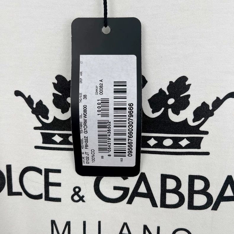 Dolce & Gabbana Dolce&Gabbana Short Sleeve Logo T-Shirt Size M / US 6-8 / IT 42-44 - 4 Thumbnail