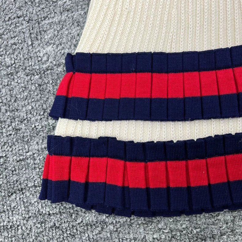 Gucci Gucci Knit Wool Skirt with Stripes Size 23" - 3 Thumbnail