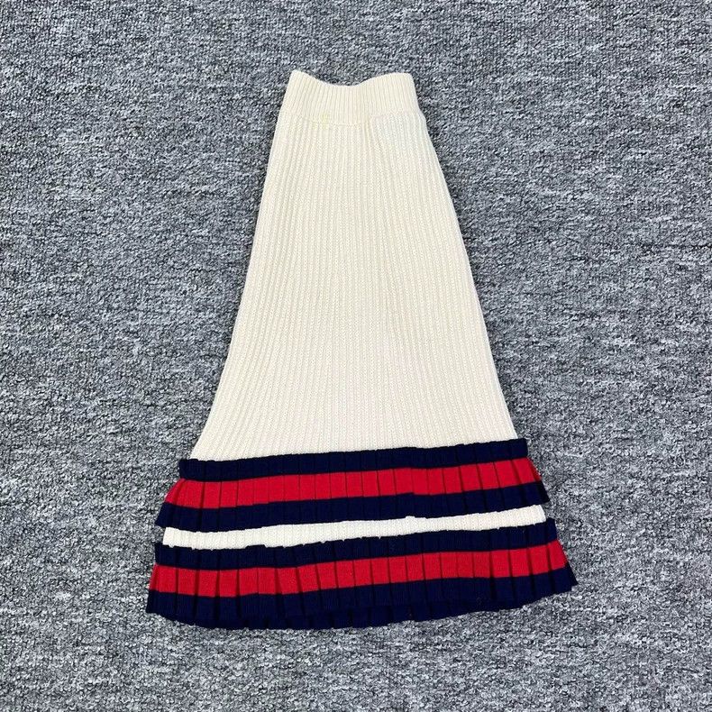 Gucci Gucci Knit Wool Skirt with Stripes Size 23" - 2 Thumbnail
