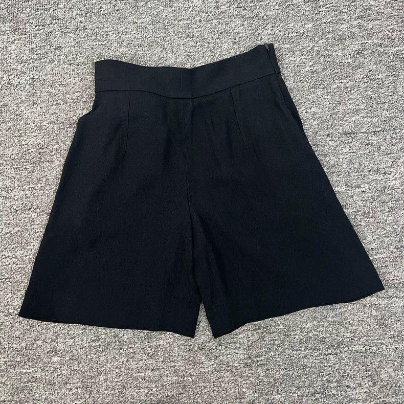 Chloe Chloe Black Bow Tie Shorts Size 34 Size 34" / US 12 / IT 48 - 2 Thumbnail