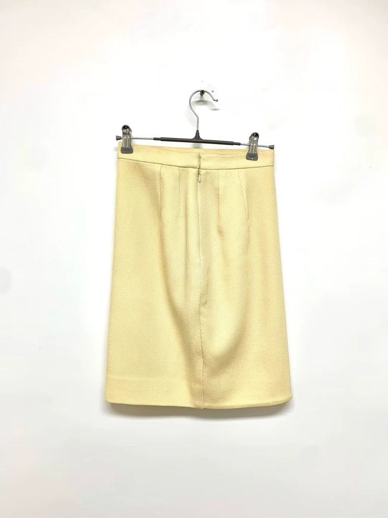 Dior Dior Light Yellow Half Skirt Size L Size 42" / US 20 - 8 Thumbnail