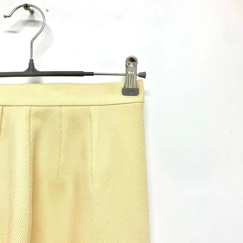 Dior Dior Light Yellow Half Skirt Size L Size 42" / US 20 - 5 Thumbnail