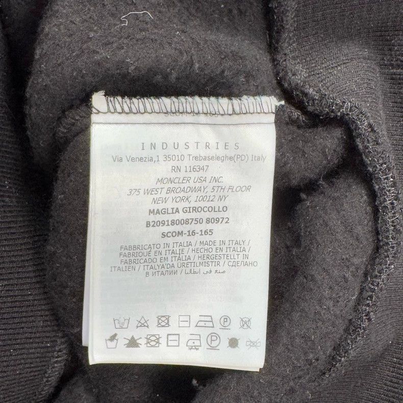 Moncler Moncler Black Fleece Logo Sweatshirt XS Size XS / US 0-2 / IT 36-38 - 3 Thumbnail