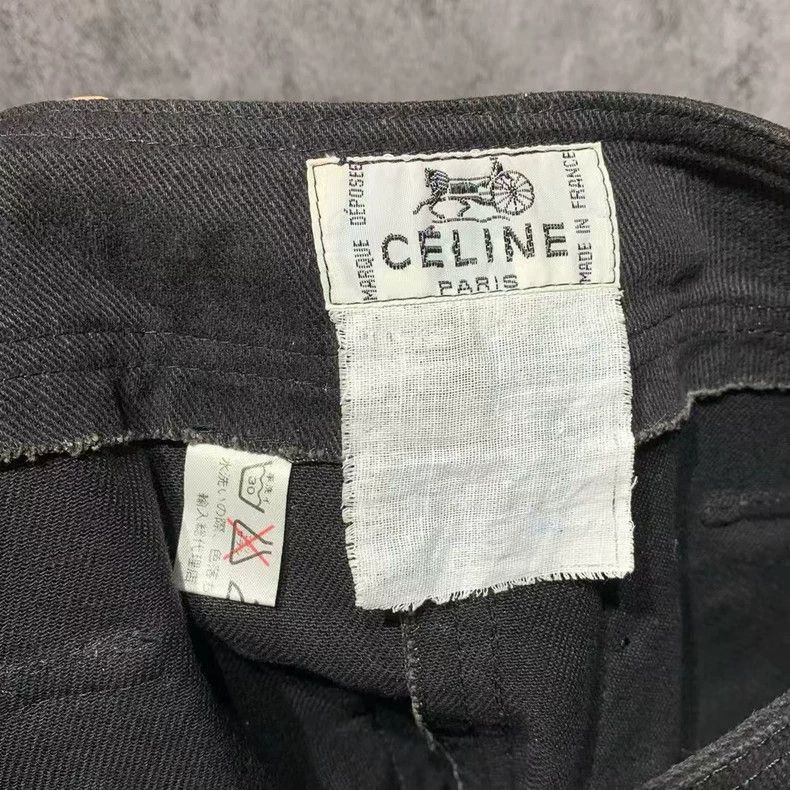 Celine Celine Button-Up Short Skirt Size 23" - 2 Thumbnail