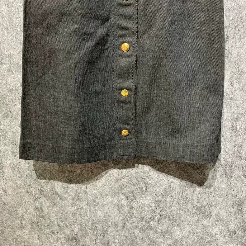 Celine Celine Button-Up Short Skirt Size 23" - 4 Thumbnail