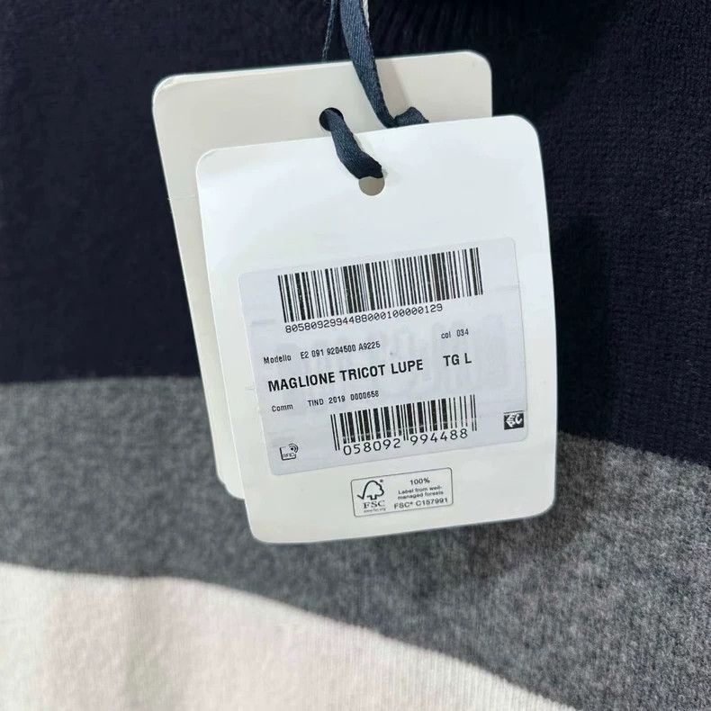 Moncler Knit High Collar Sweater by Moncler Size L / US 10 / IT 46 - 4 Thumbnail