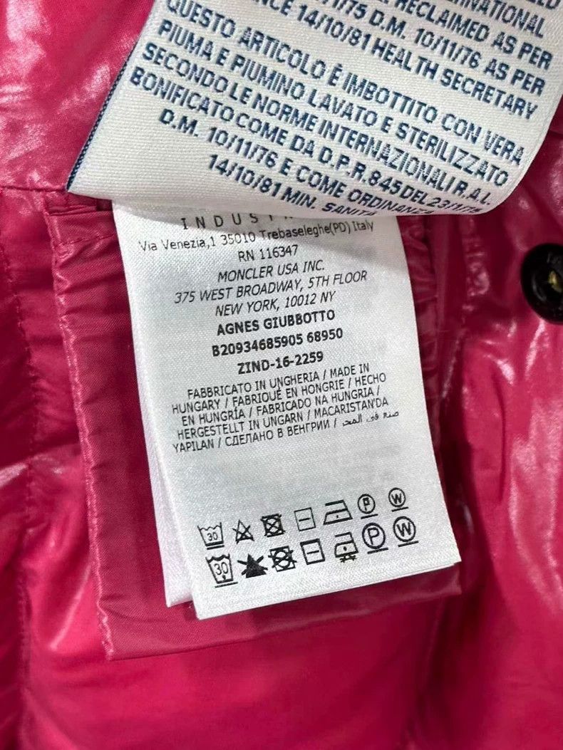 Moncler Moncler Pink Puffer Jacket Size ONE SIZE - 9 Thumbnail