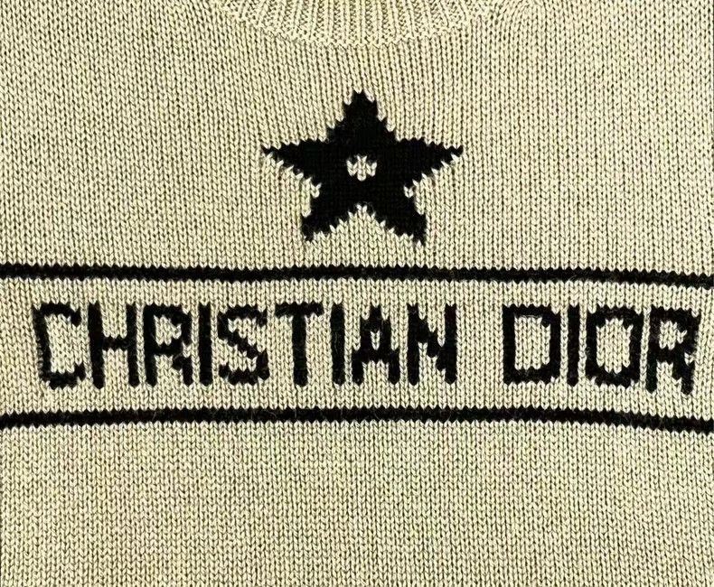 Dior Dior Lucky Star Logo Knit Short Sleeve Top Size XS / US 0-2 / IT 36-38 - 5 Thumbnail