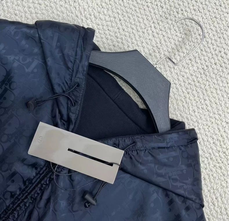 Dior Dior Black Hooded Jacket with Logo Size M / US 6-8 / IT 42-44 - 3 Thumbnail